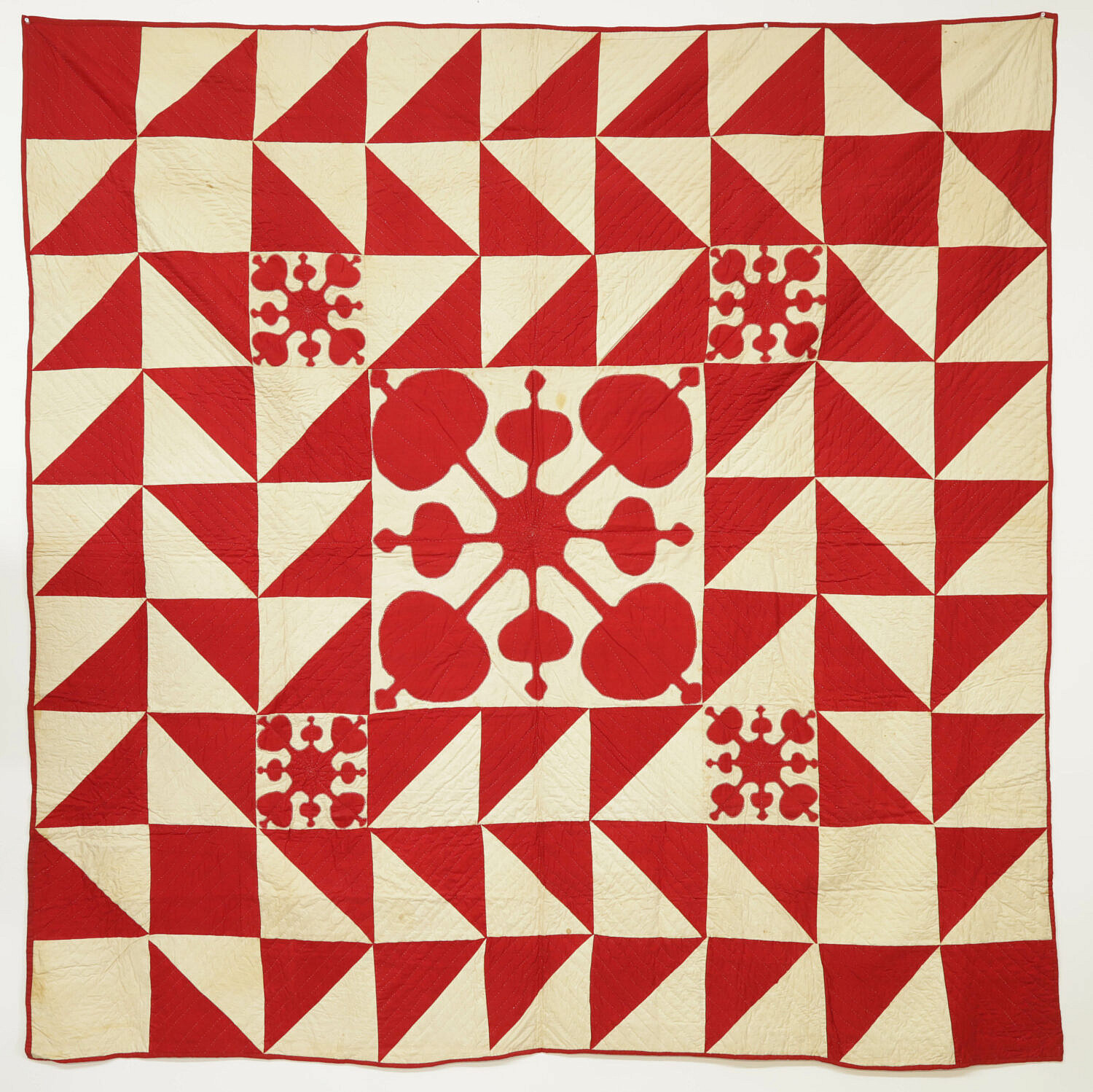 Circa-1860s patchwork quilt, est. $500-$700