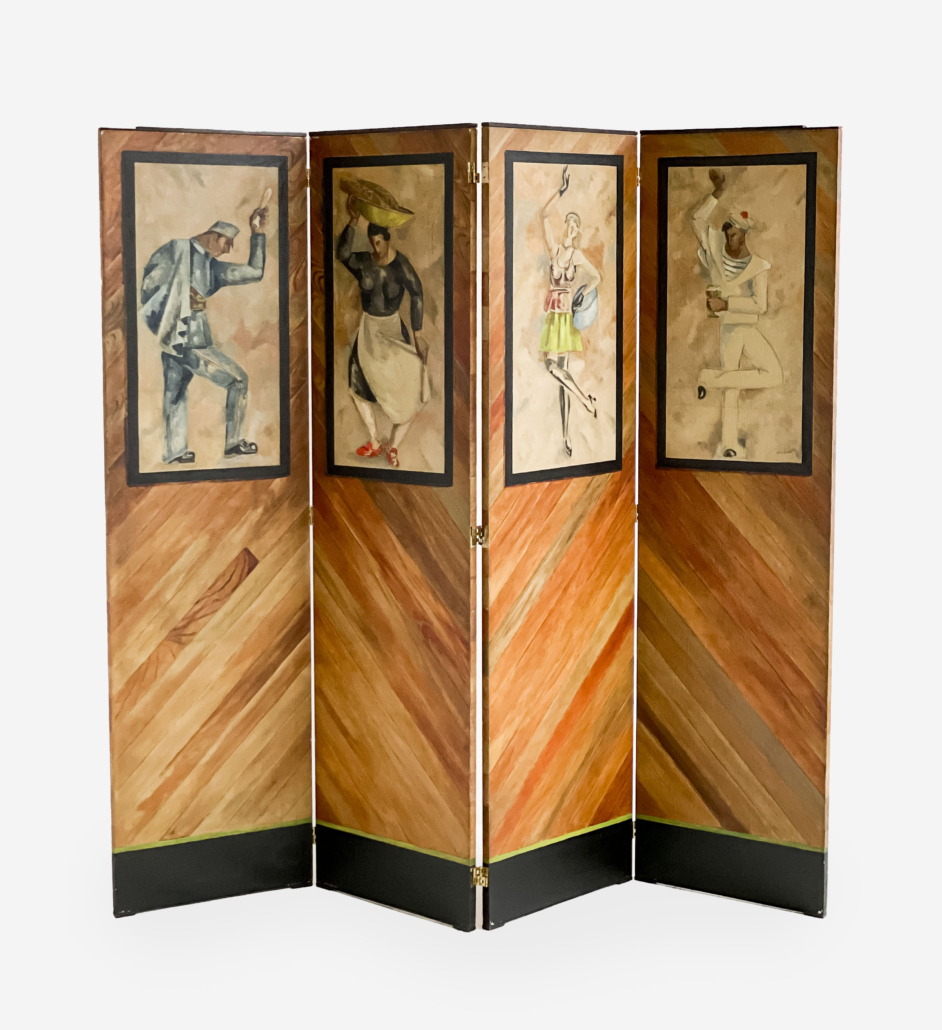 Andre Lhote four-panel folding screen, est. $20,000-$30,000 