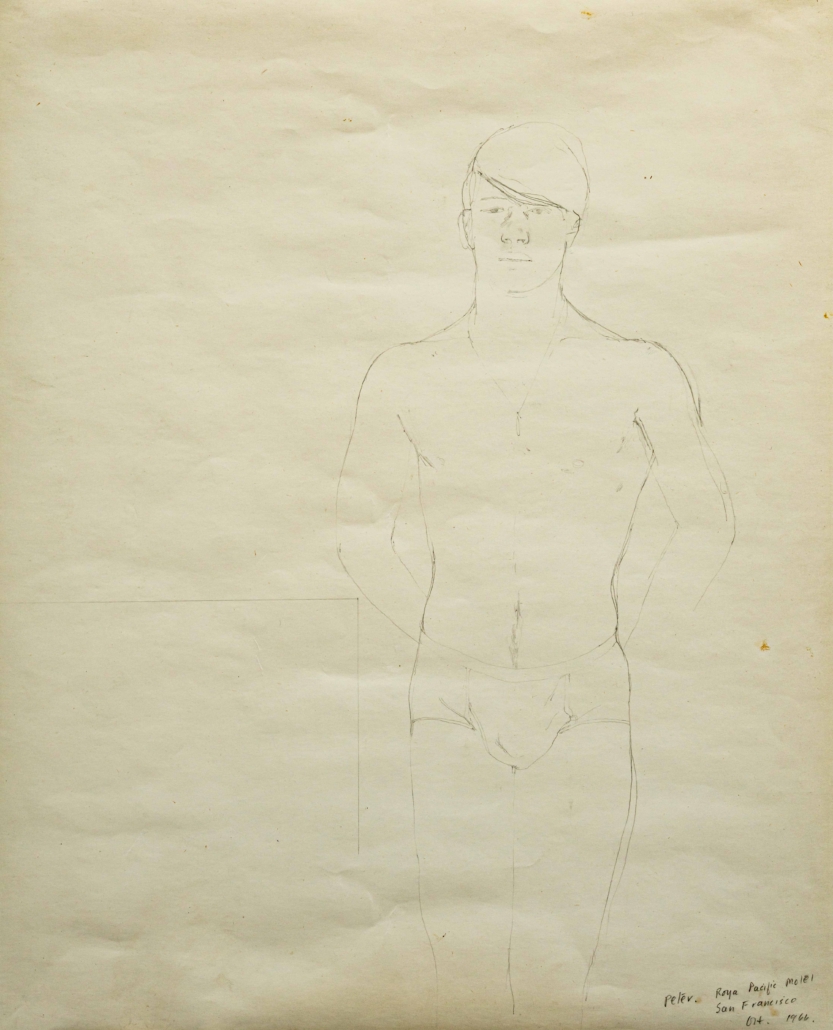 David Hockney, ‘Peter, Royal Pacific Motel, San Francisco,’ est. $20,000-$30,000