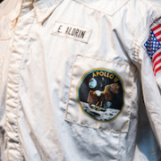 The inflight coverall jacket Buzz Aldrin wore during the entirety of the Apollo 11 moon mission sold for $2.7 million on July 25 in New York. Image courtesy of Sotheby’s