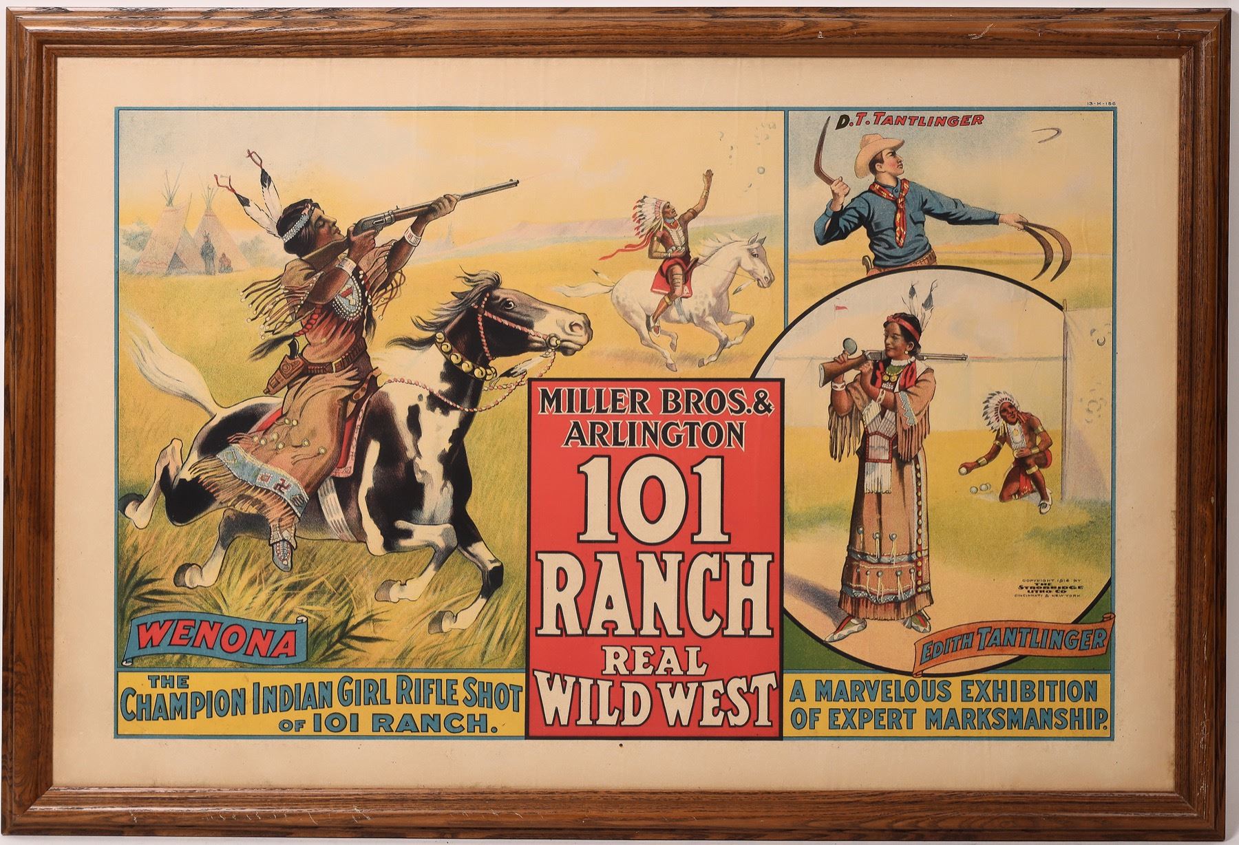 101 Ranch Real Wild West poster, est. $5,000-$10,000