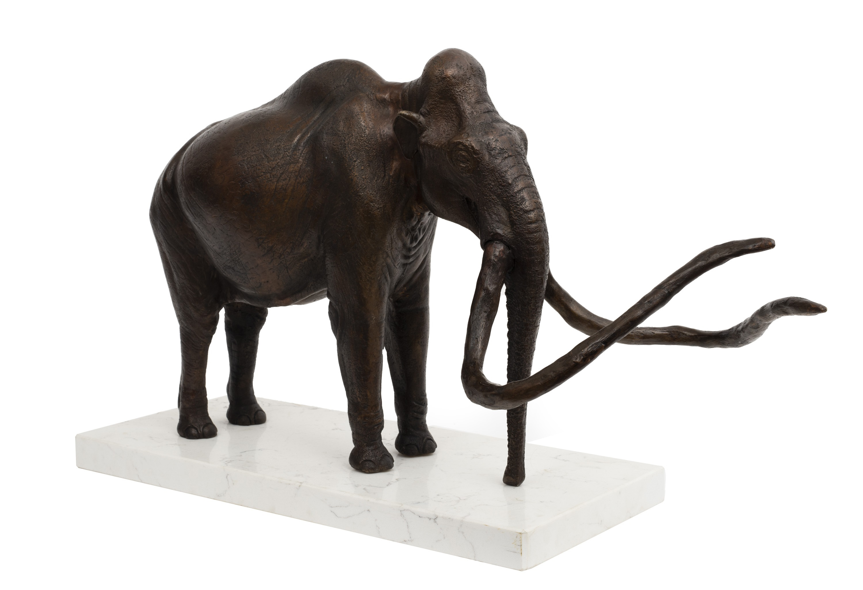 Bronze sculpture of a woolly mammoth, est. £2,000-£3,000