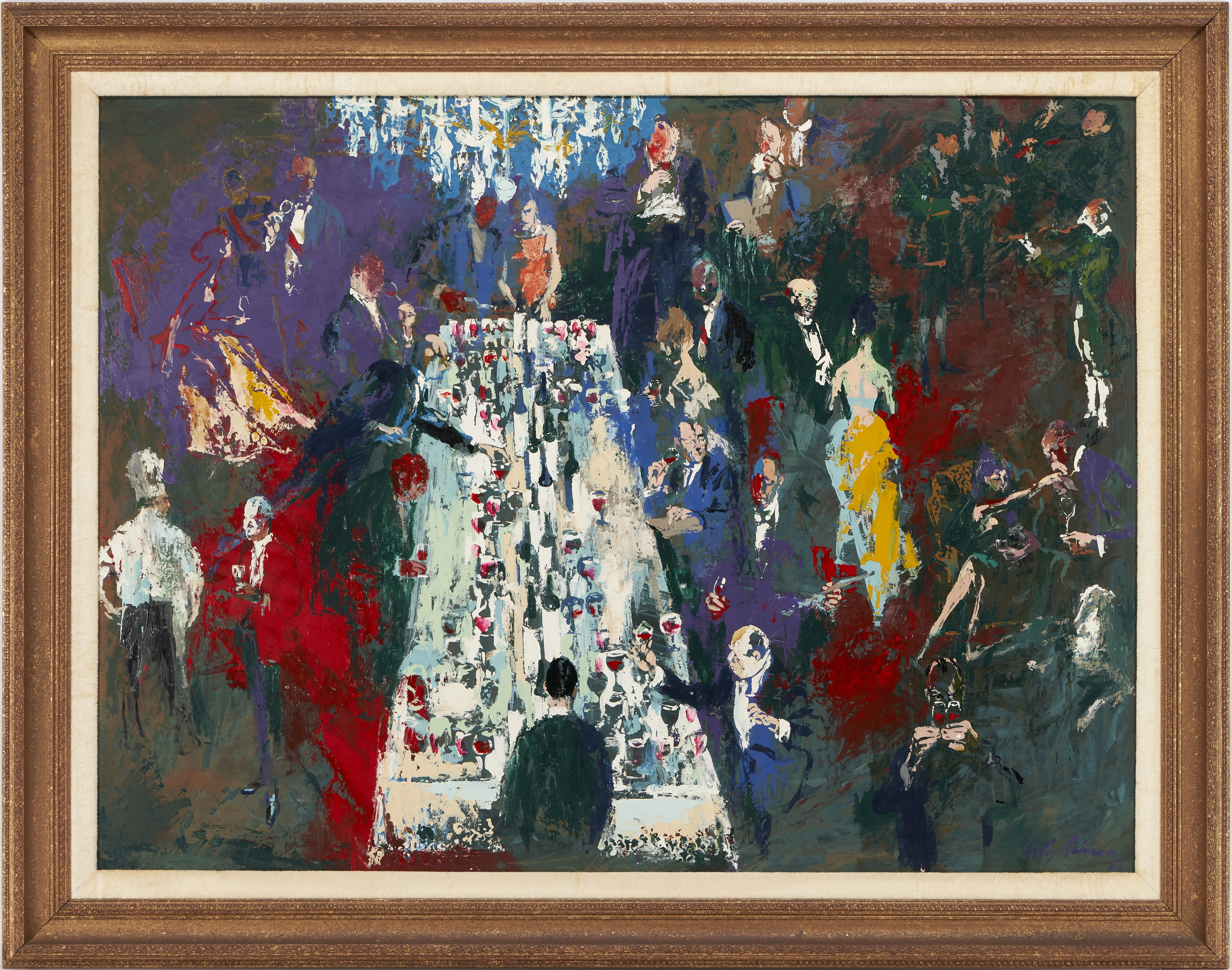 Early Leroy Neiman painting, $78,000 