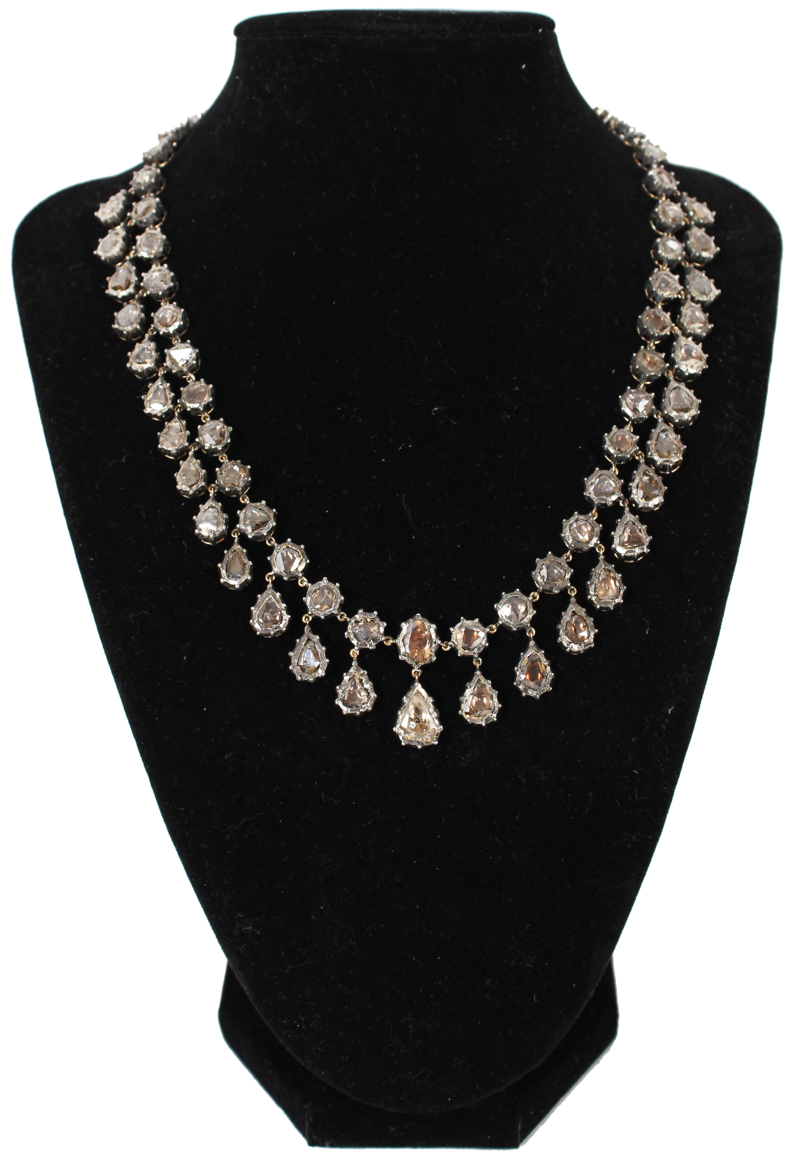 Diamond, 22k gold and sterling necklace, $11,970