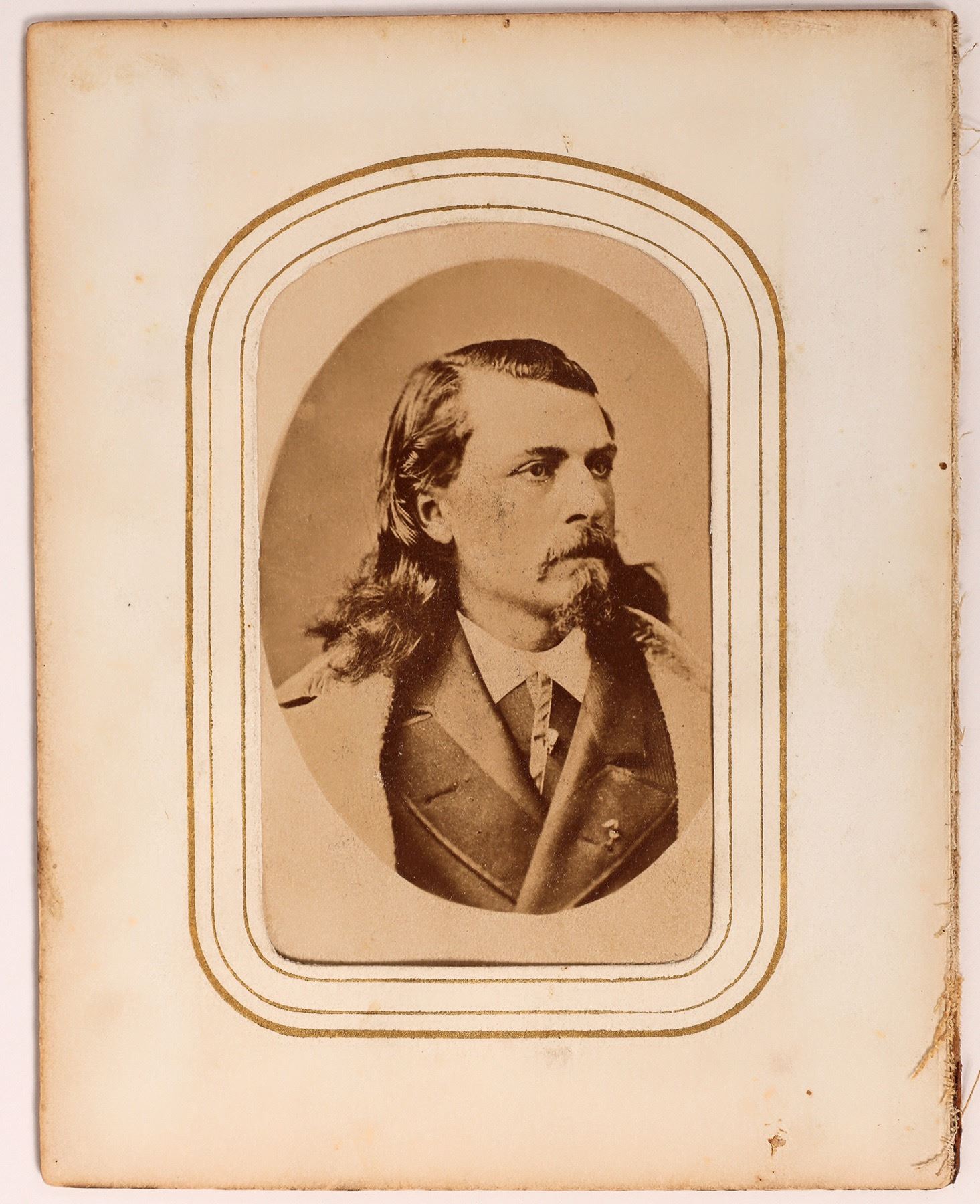 Circa-1870s carte de visite photograph of Buffalo Bill Cody, est. $20,000-$50,000