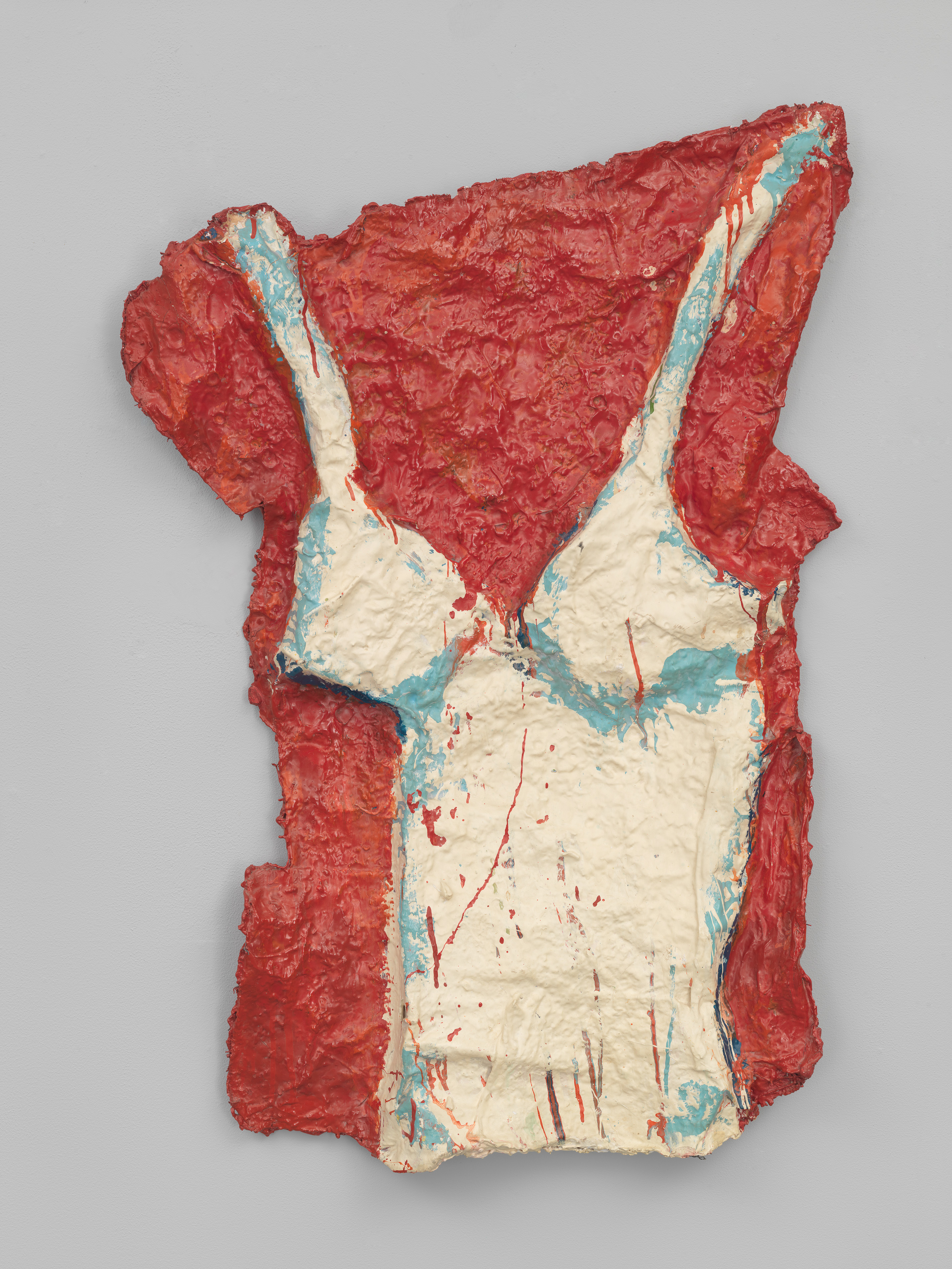 Claes Oldenburg, ‘Braselette,’ 1961. Muslin, plaster, chicken wire and enamel, 40 5/8 by 29 1/8 by 4in. (103.2 by 74 by 10.2cm). Whitney Museum of American Art, New York, NY. Gift of Howard and Jean Lipman (91.34.5) © Claes Oldenburg, courtesy Pace Gallery 