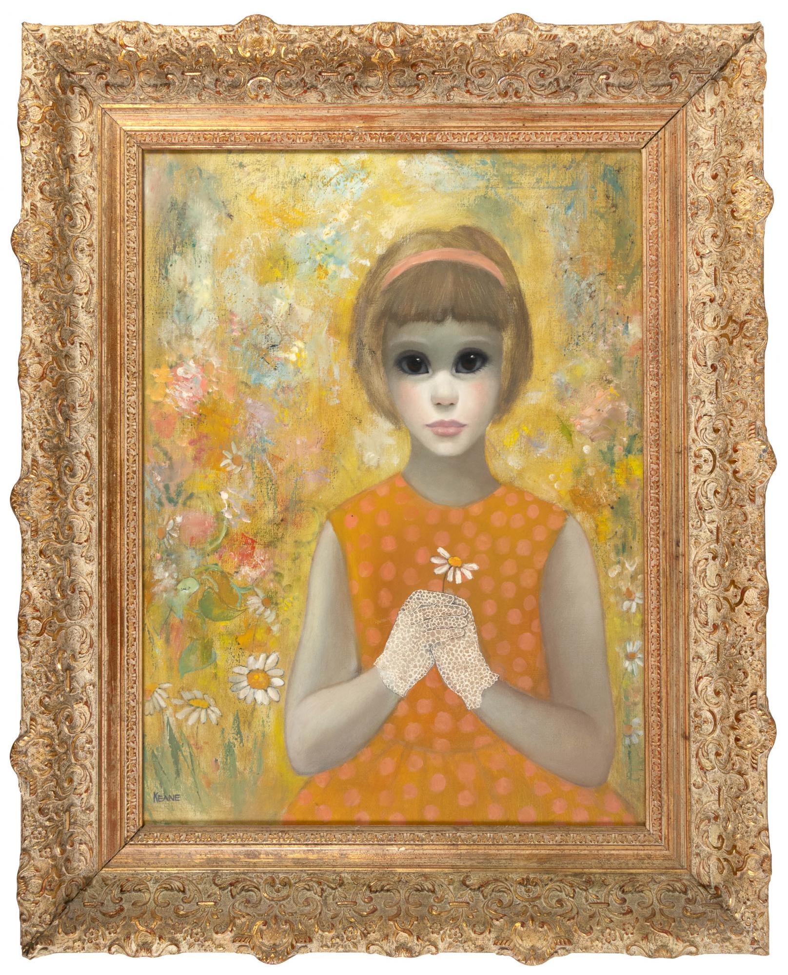 Margaret Keane, ‘Girl with Lace Gloves,’ est. $15,000-$25,000