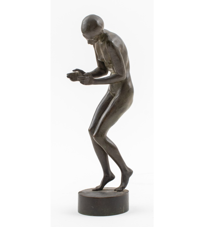 Heinrich Scholz bronze sculpture, est. $800-$1,200