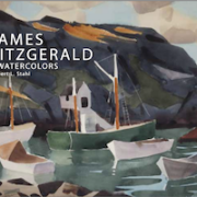 Cover of ‘James Fitzgerald: The Watercolors, Volume II Catalogue Raisonne,’ which was released July 5.
