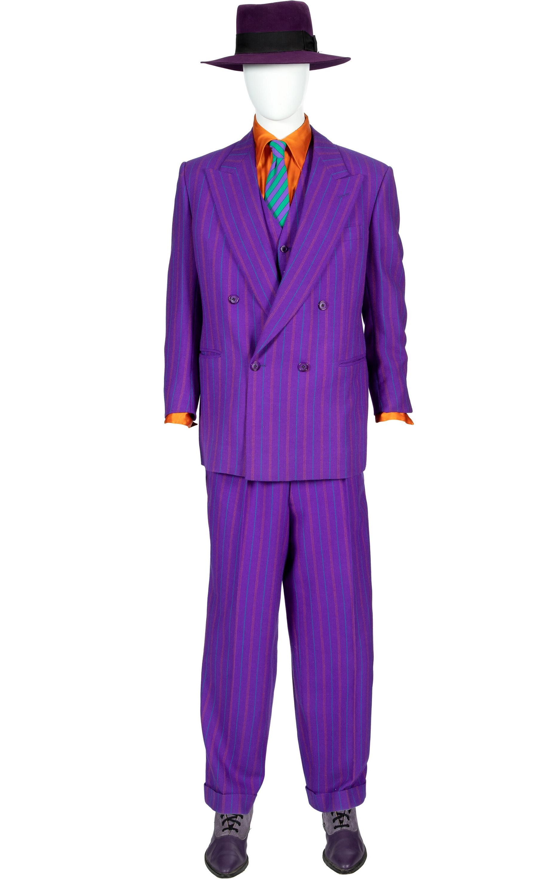 Purple suit worn by Jack Nicholson as The Joker in ‘Batman,’ $125,000