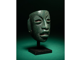 Olmec jade maskette set to turn heads at Hindman, July 13