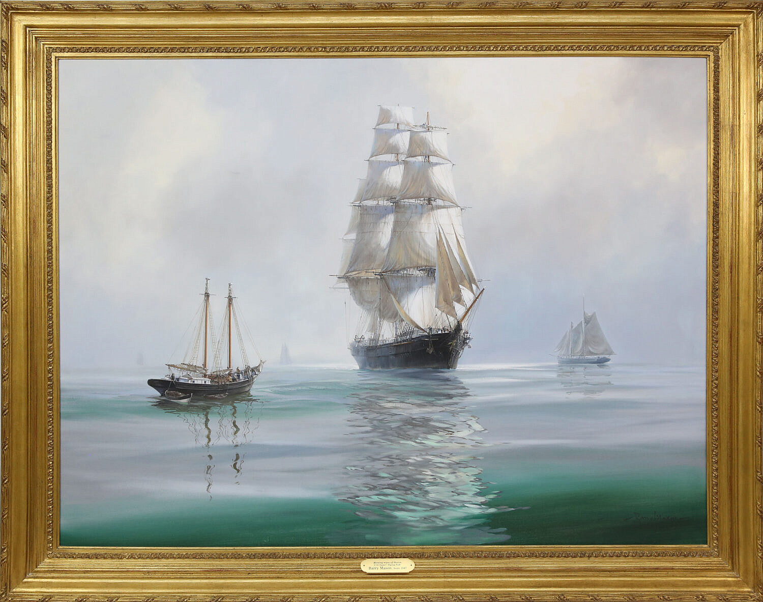 Barry Mason ship portrait, est. $3,998-$5,998