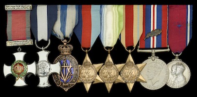 WWII British naval hero&#8217;s medals to be auctioned at Noonans, July 27