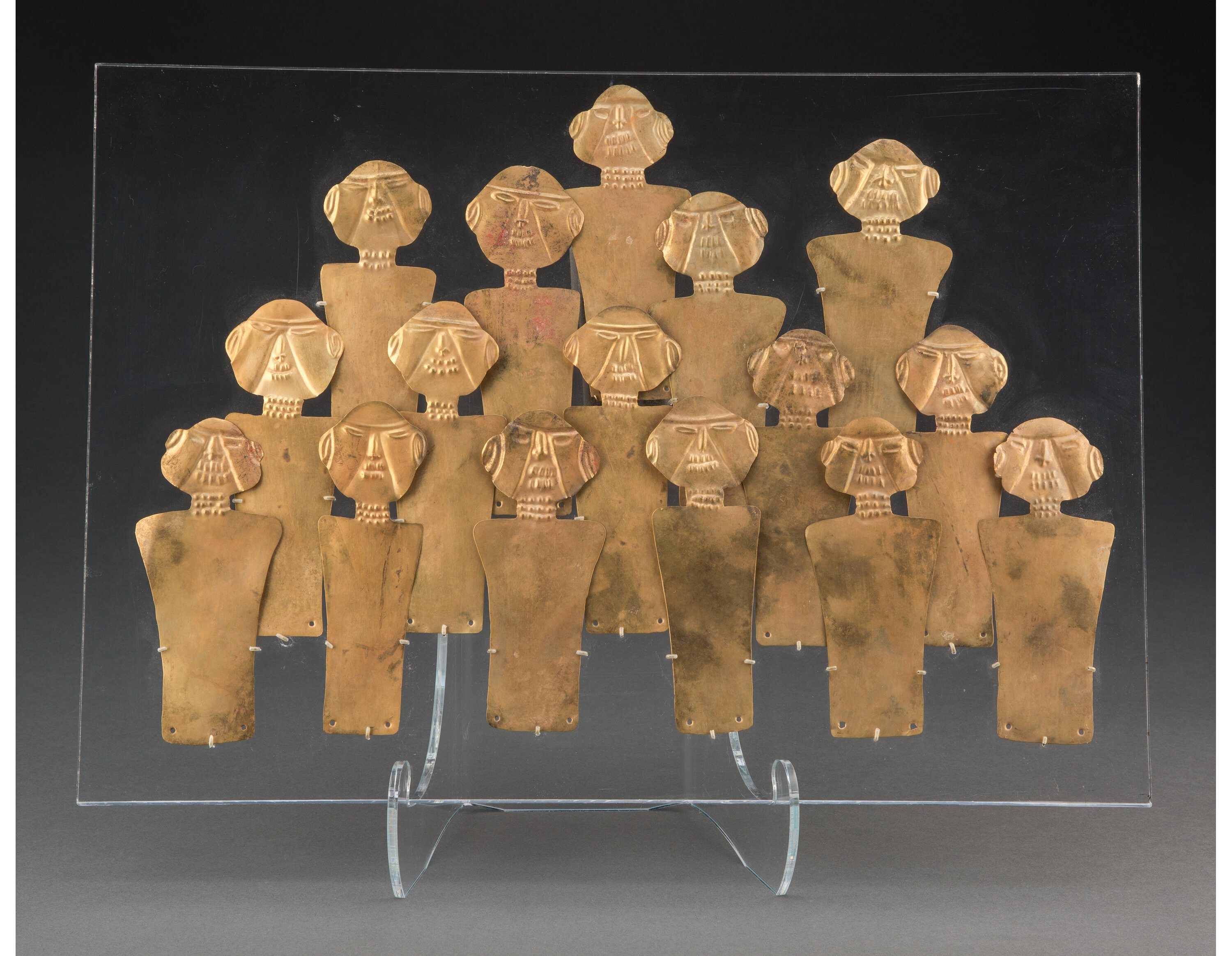 Ancient Peruvian Recuay gold headdress, est. $20,000-$30,000. Image courtesy of Heritage Auctions