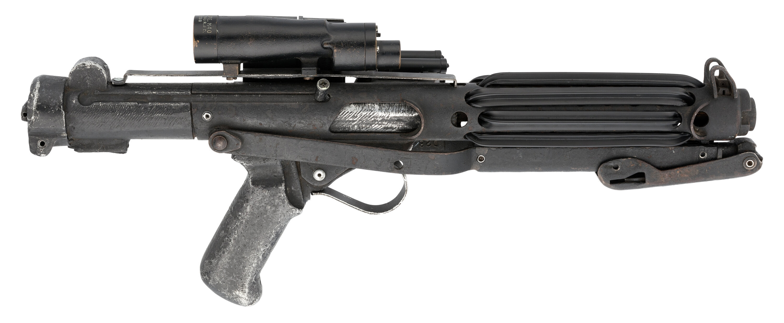 Hero prop E-11 blaster from ‘Star Wars,’ $47,500. Image courtesy of Heritage Auctions