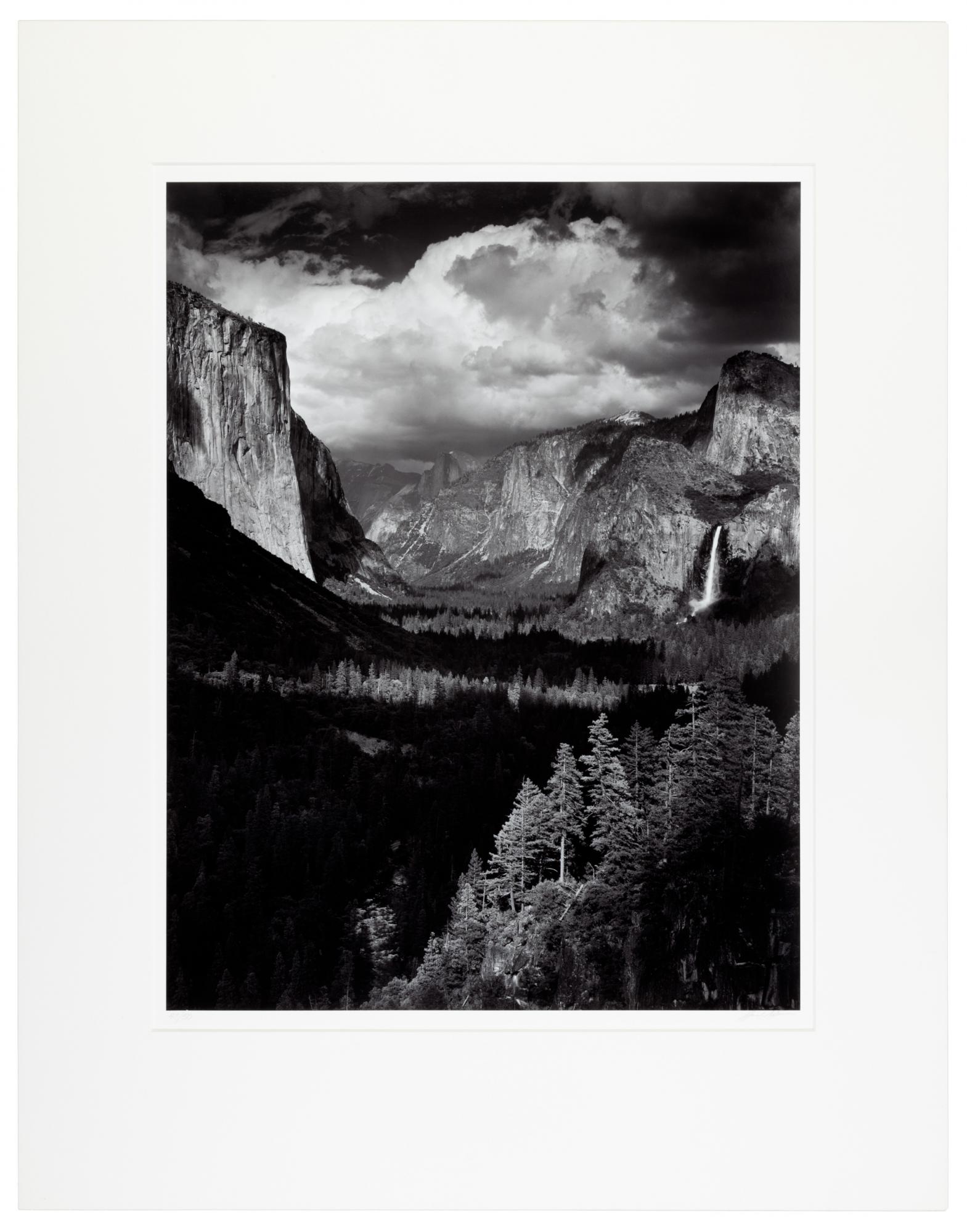 Ansel Adams, ‘Thunderstorm, Yosemite Valley,’ est. $15,000-$25,000