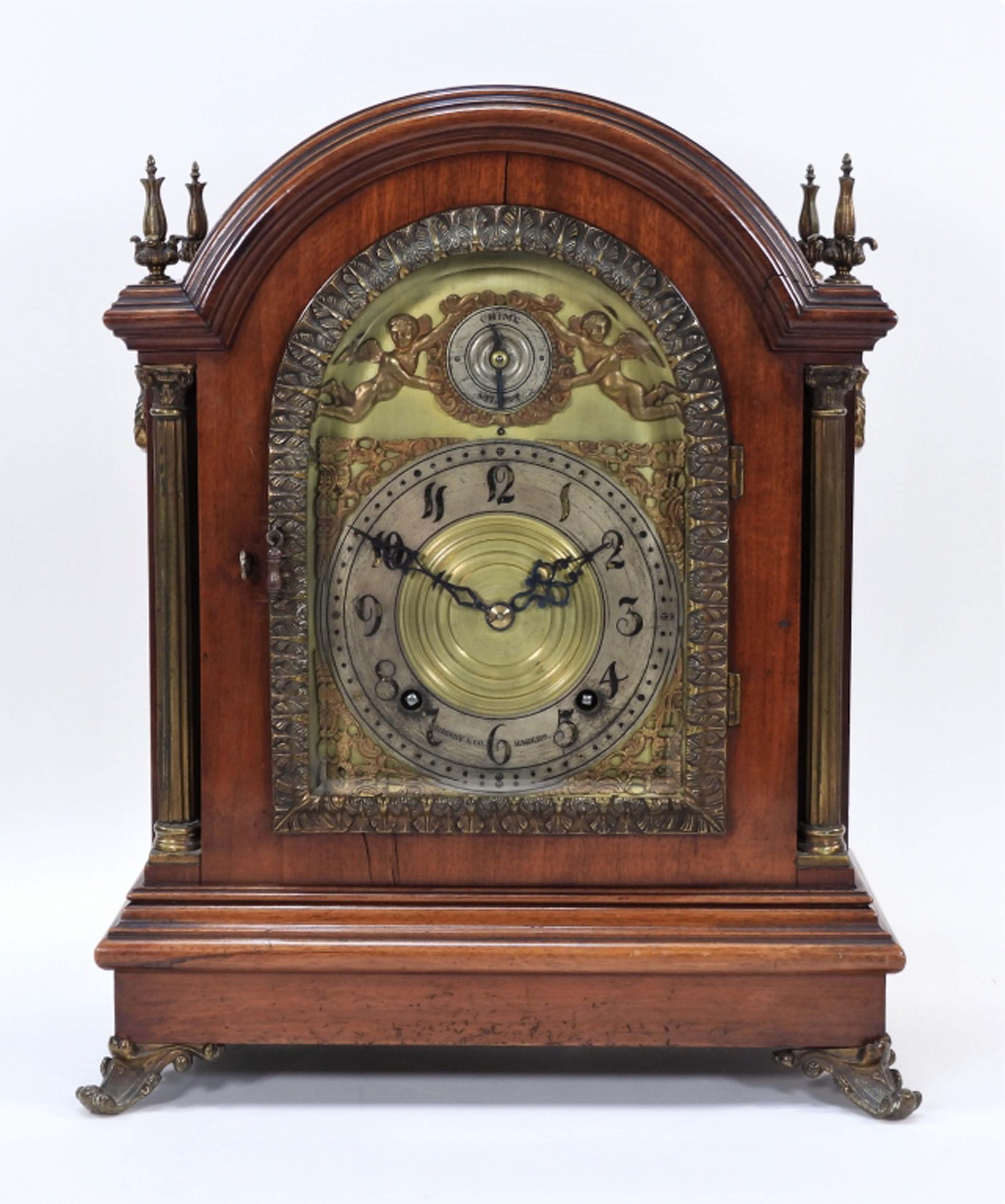 Tiffany & Co. Westminster bracket mantel clock, est. $2,500-$3,500