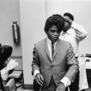 Singer James Brown is captured off stage around Memphis, Tenn. (Ted Williams/Johnson Publishing Company Archive). Courtesy Ford Foundation, J. Paul Getty Trust, John D. and Catherine T. MacArthur Foundation, Andrew W. Mellon Foundation, and Smithsonian Institution