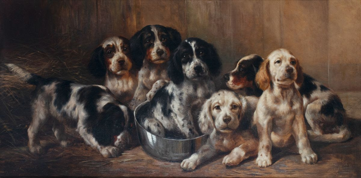 Edmund Henry Osthaus, ‘Setter Puppies,’ $102,000 