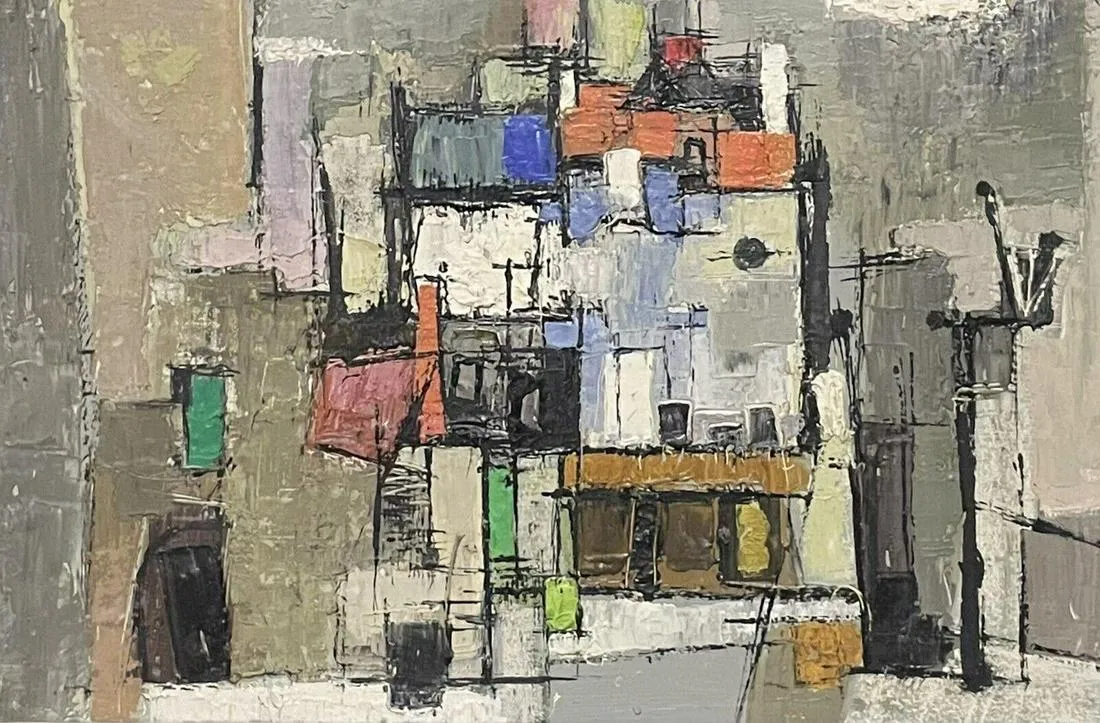  Parisian School Cubist abstract, est. $2,500-$3,000