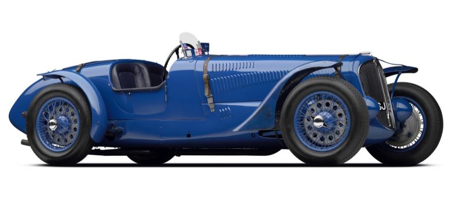 1936 Delahaye Type 135 CS Grand Prix. Image courtesy of the Mullin Automotive Museum