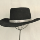 Silver-banded black hat worn by John Wayne in the film ‘Red River,’ as seen in movie studio publicity hand-out photo. Described by ‘Entertainment Magazine’ as one of the most iconic hats in film history. Extensive documentation includes Boyd Magers LOA, and signed affidavit. Est. $10,000-$30,000