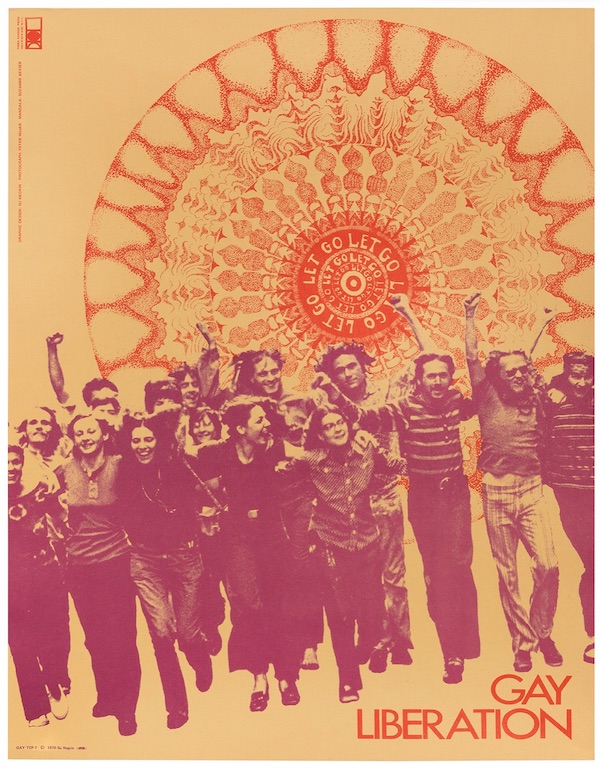 Gay Liberation poster designed by Su Negrin, Peter Hujar and Suzanne Bevier, $4,800