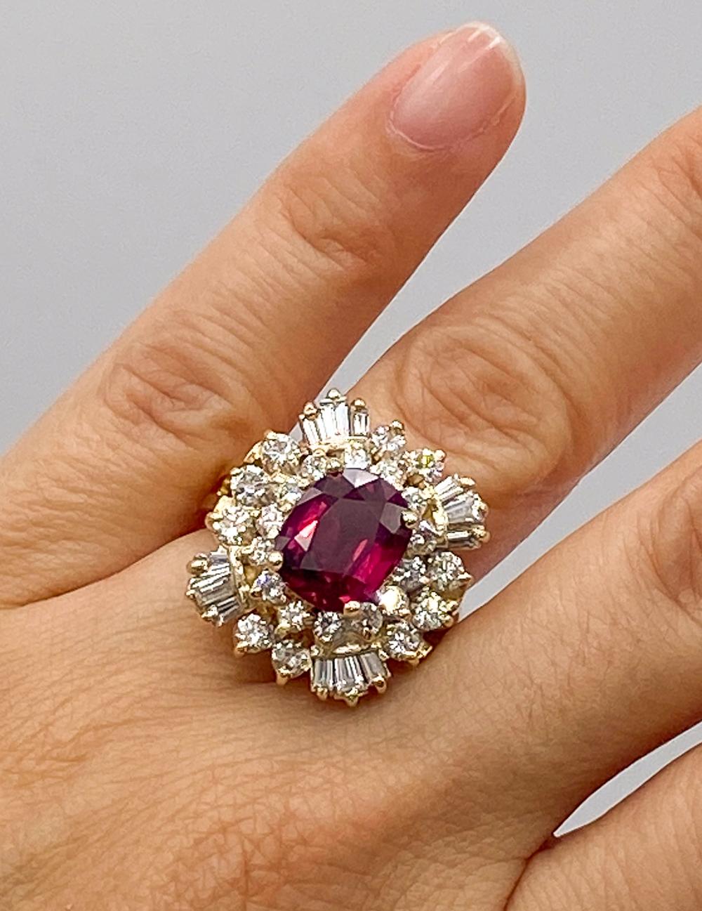Burmese ruby and diamond ring, est. $80,000-$90,000