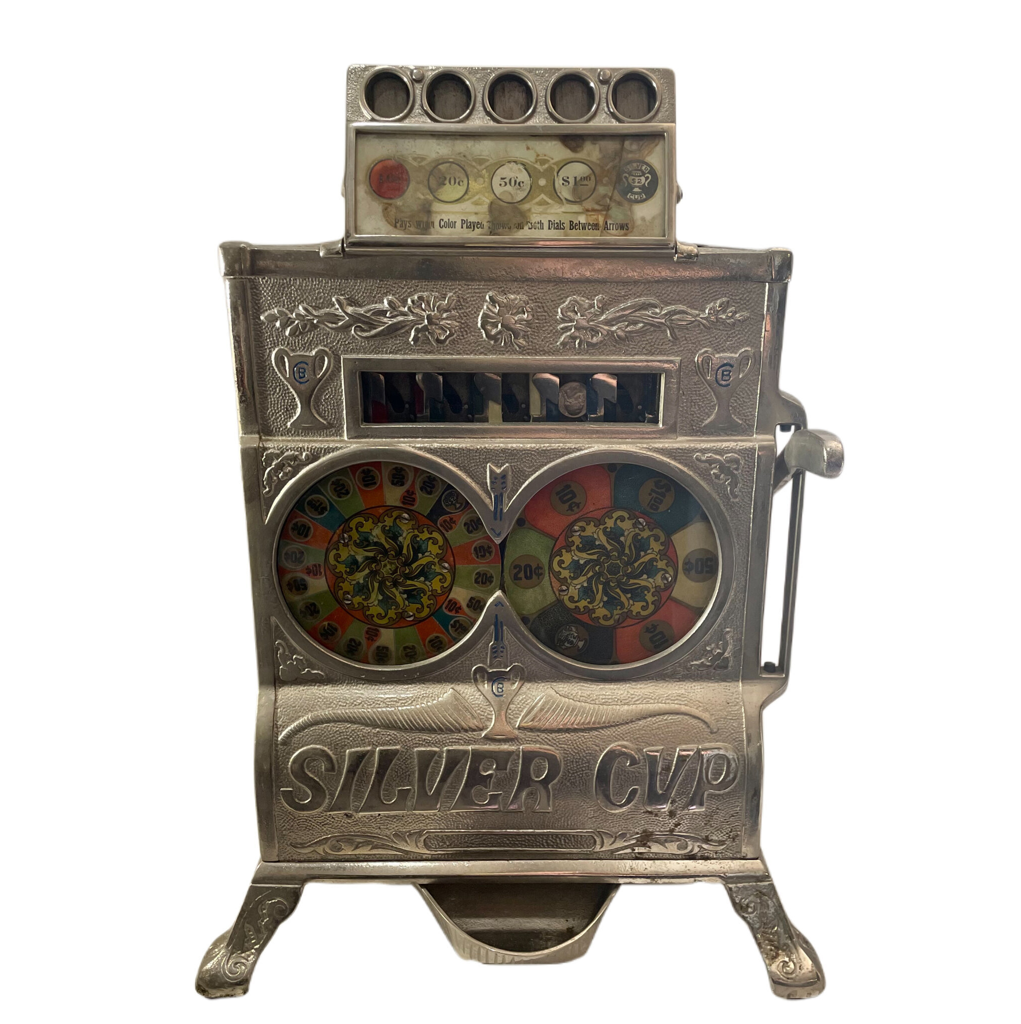 Caille Brothers Silver Cup slot machine, est. $12,000-$35,000