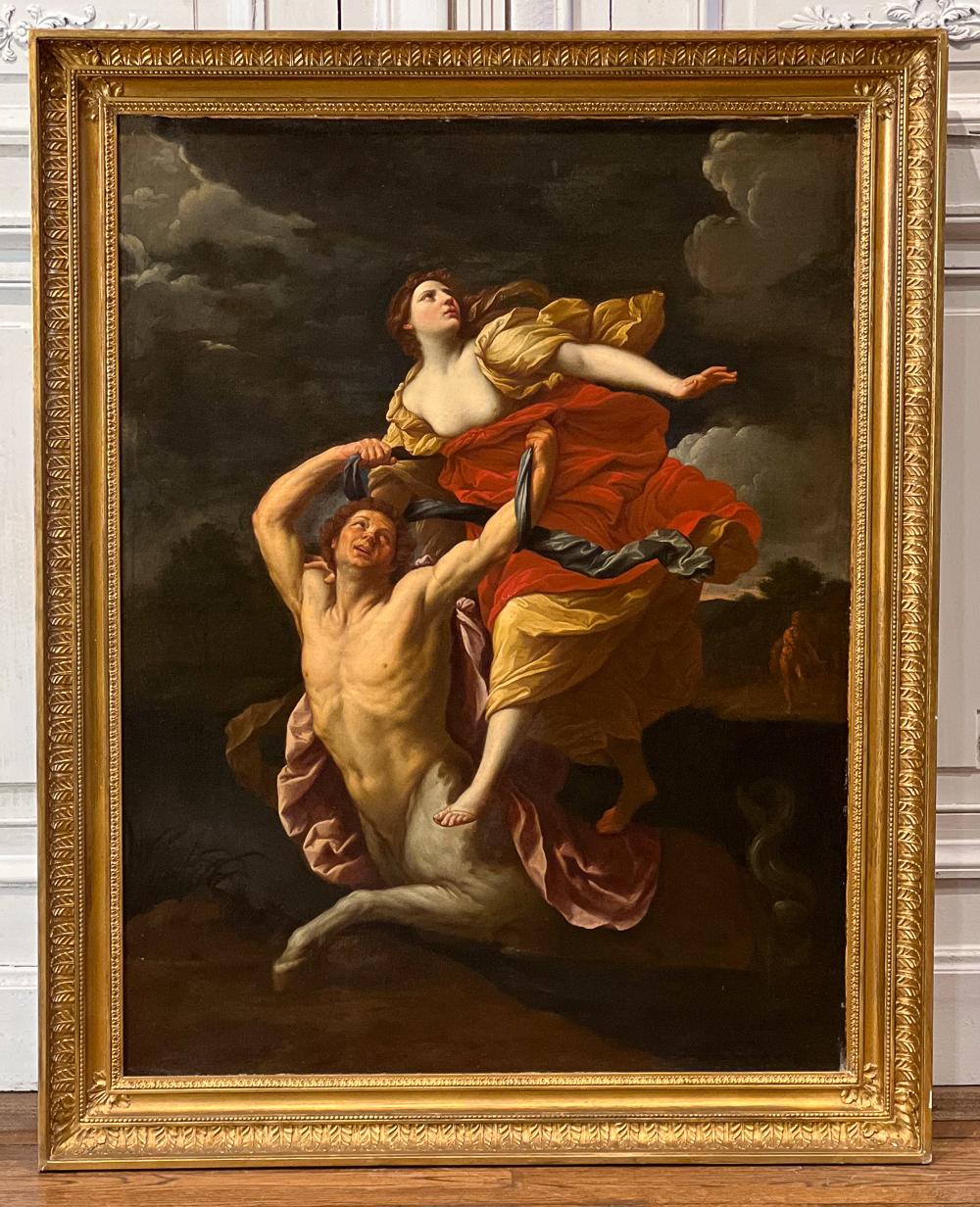 Continental School oil on canvas, ‘Centaur Kidnapping Deianeira,’ after Guido Reni, est. $100-$25,000