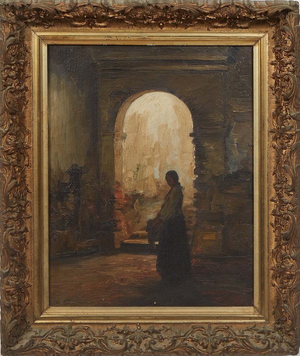  German Gedovius, ‘Woman in Archway, Mexico,’ est. $7,000-$12,000