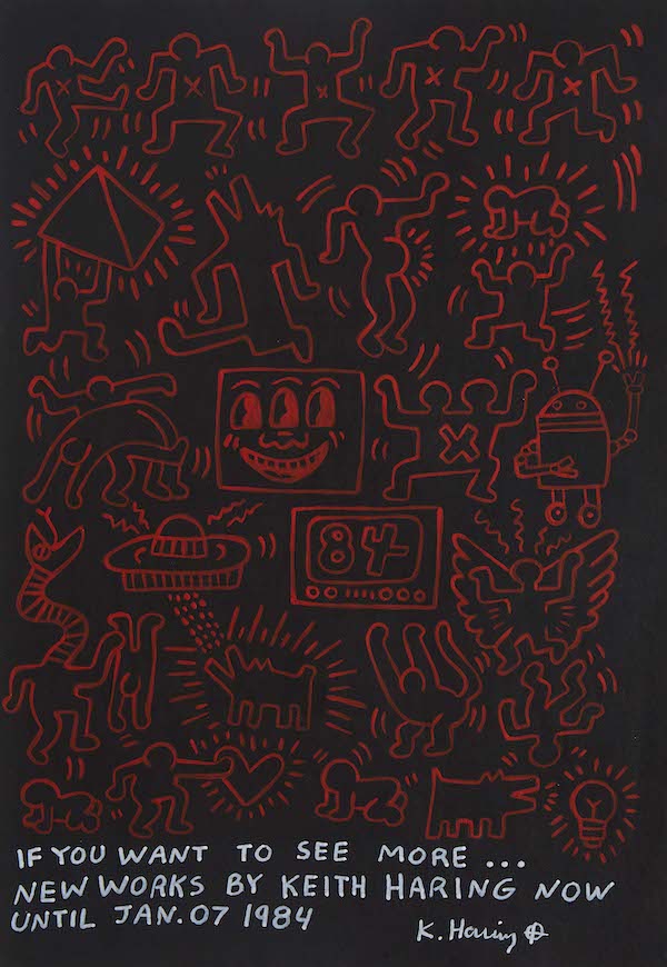 Keith Haring, ‘If You Want to See More…..,’ est. $10,000-$15,000