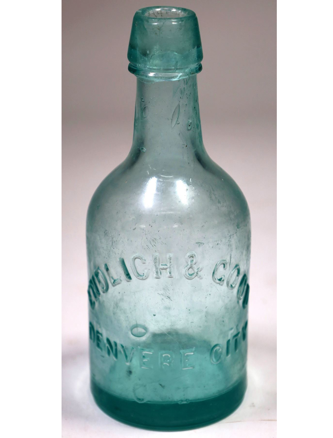 Circa 1861-1864 Endlich & Good squat-shaped beer bottle, $7,187