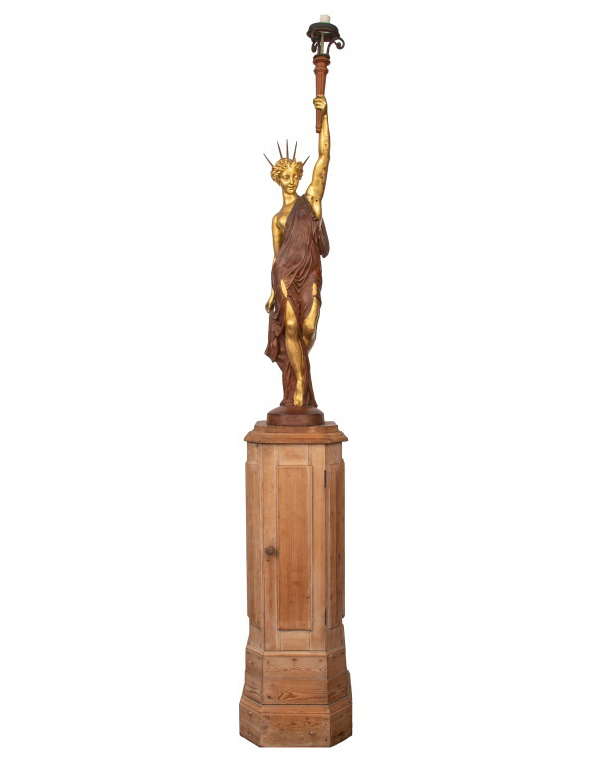  Louis Gasne Belle Epoque peace allegory statue, est. $3,000-$5,000