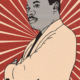 Emory Douglas. (b. 1943-), ‘Martin Luther King, Jr.,’ 1993. Cover illustration for the Sun-Reporter, 1993. © 2022 Emory Douglas / Licensed by AFNYLAW.com