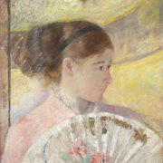 Mary Cassatt, ‘Young Lady in a Loge Gazing to the Right,’ circa 1878-1879, est. $3 million-$5 million. Part of the Ann and Gordon Getty collection. Image courtesy of Christie’s Images Ltd. 2022