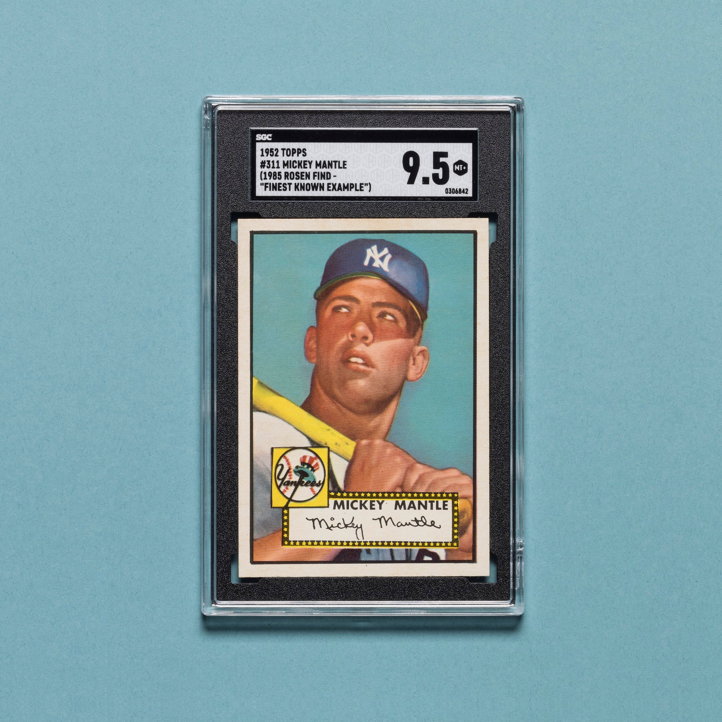 Derek Grady, executive vice president of sports auctions for Heritage Auctions, said, ‘The quality of the card is the key. Four sharp corners, the gloss and the color jumps off the card.’ Image courtesy of Heritage Auctions, HA.com