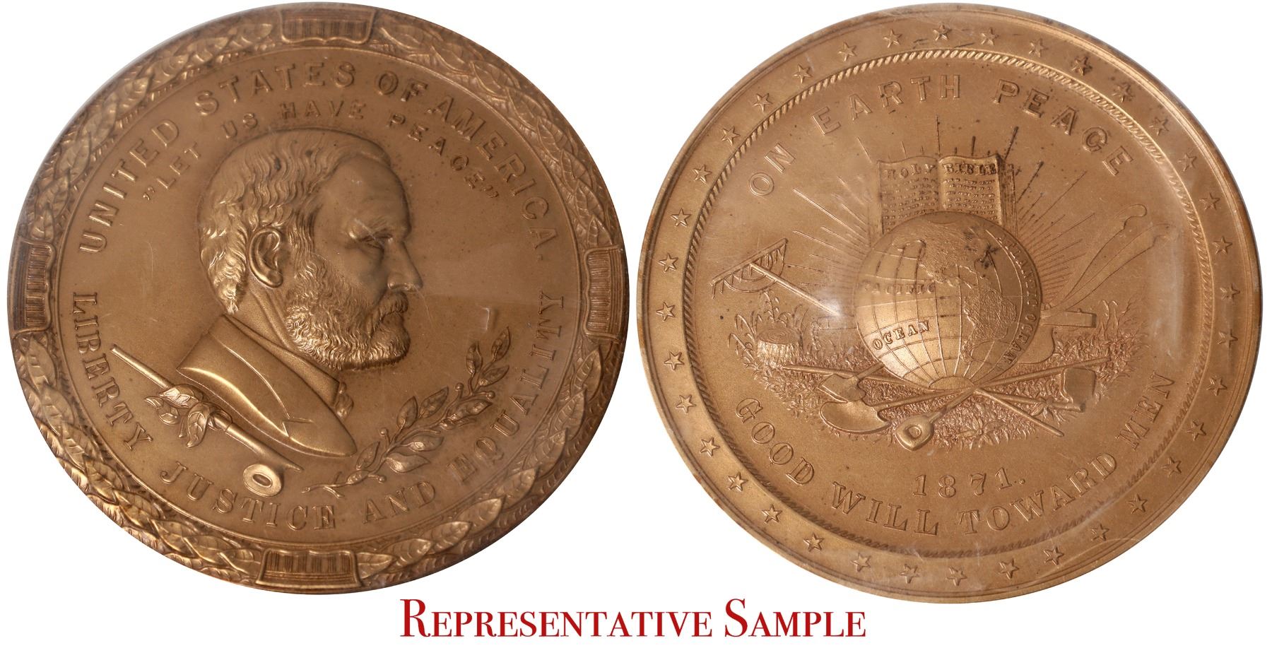 Larry Swick Peace Medal collection, est. $10,000-$30,000