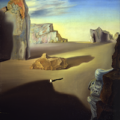 Salvador Dali, ‘Shades of Night Descending,’ 1931. Oil on canvas. 24 by 19.75in. Collection of the Dali Museum, St. Petersburg, FL (USA). In the USA: © Salvador Dali Museum, Inc., St. Petersburg, FL 2022 / Worldwide: © Salvador Dali, Fundacio Gala-Salvador Dali, (ARS), 2022