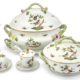 Herend porcelain table service in the Rothschild Bird pattern, $10,710