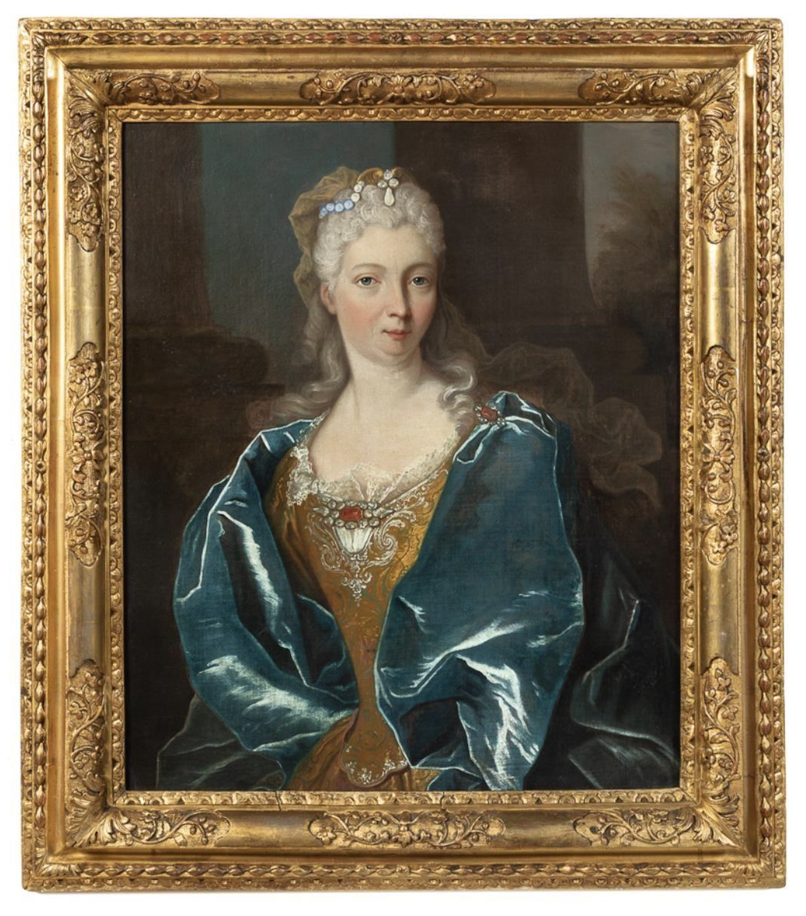 Portrait of a noble lady from the circle of Nicolas de Largilliere, est. $3,000-$5,000