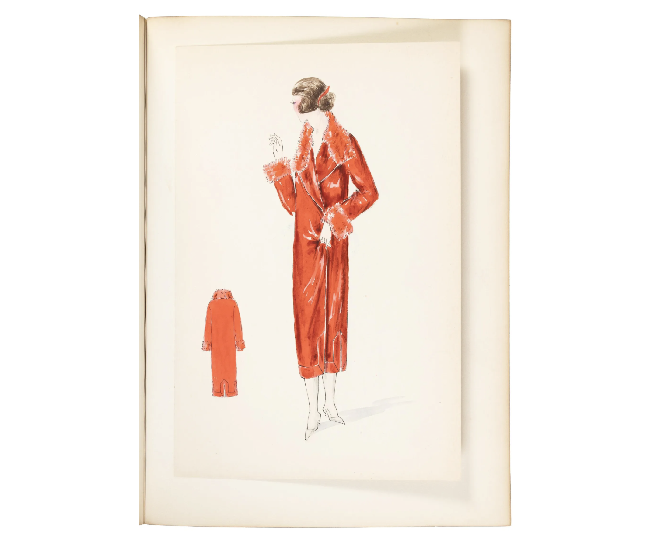 Collection of 1920s fashion designs by Louise Lamotte, est. $4,000-$6,000