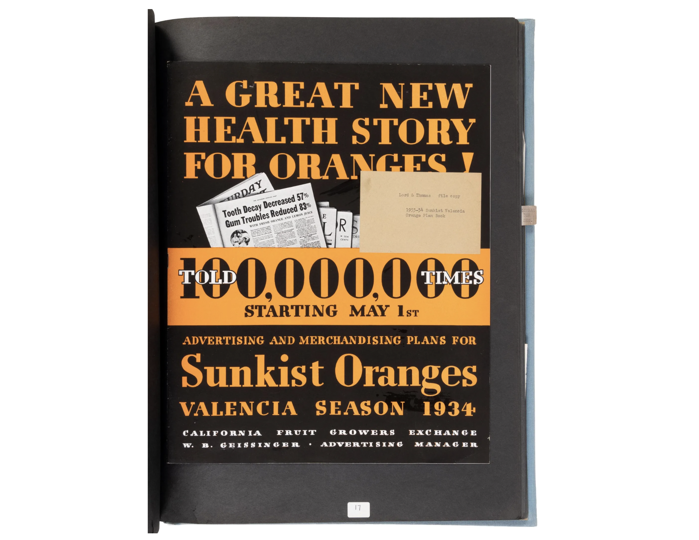 Advertising campaigns archive for Sunkist Corp., est. $10,000-$15,000