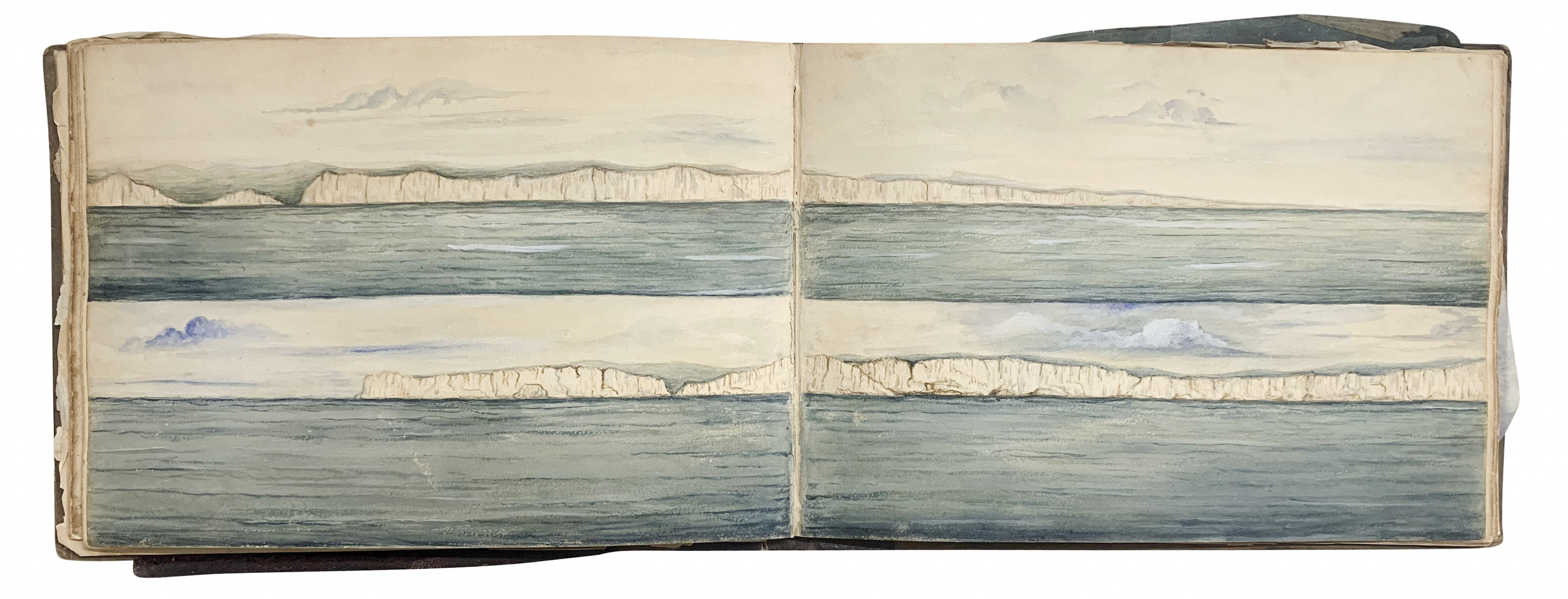  Colored drawing from Joseph Goldsborough Bruff’s sketchbook dating to his trip to California from 1849-1851, peak Gold Rush years, $25,000