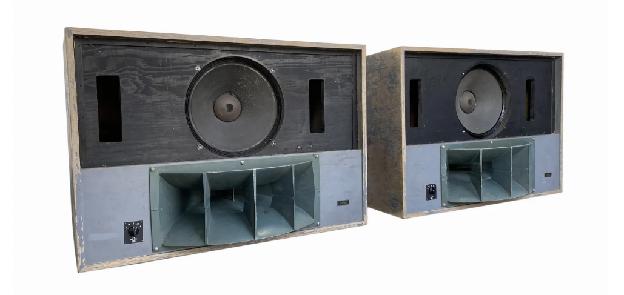 Massive pair of speakers installed at Jimi Hendrix’s Electric Lady West studio, est. $30,000-$400,000