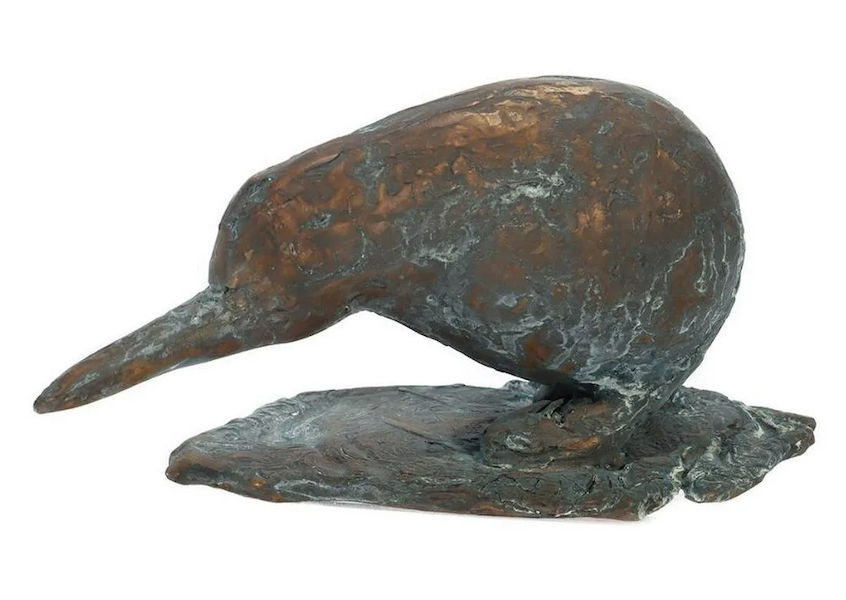 Eleen Auvil, ‘Long-beaked bird,’ est. $200-$400