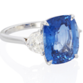 Sapphire and diamond ring, est. $35,000-$45,000
