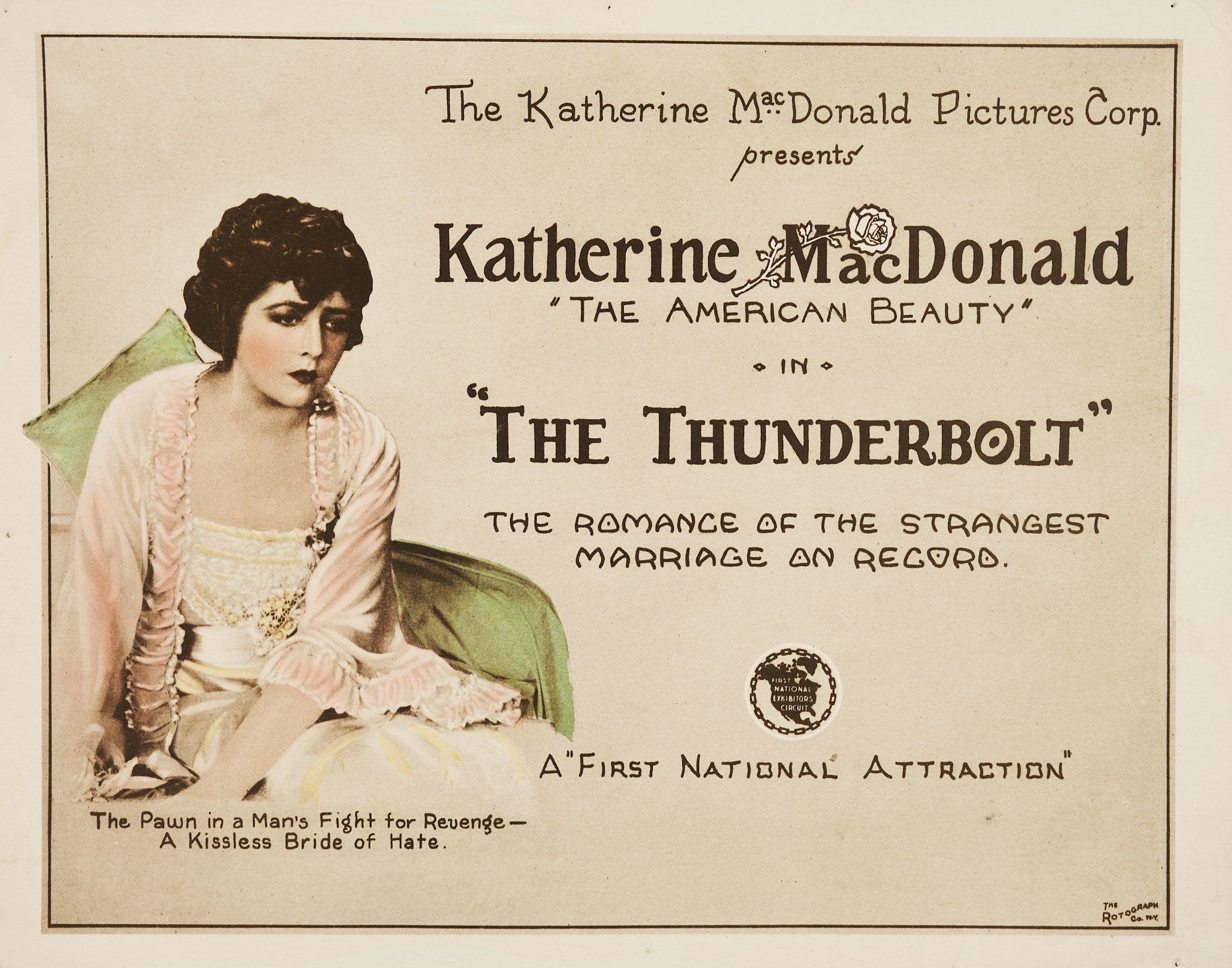 ‘The Thunderbolt,’ 1919. Written, produced and starring Katherine MacDonald. Photo credit: Dwight M. Cleveland Collection