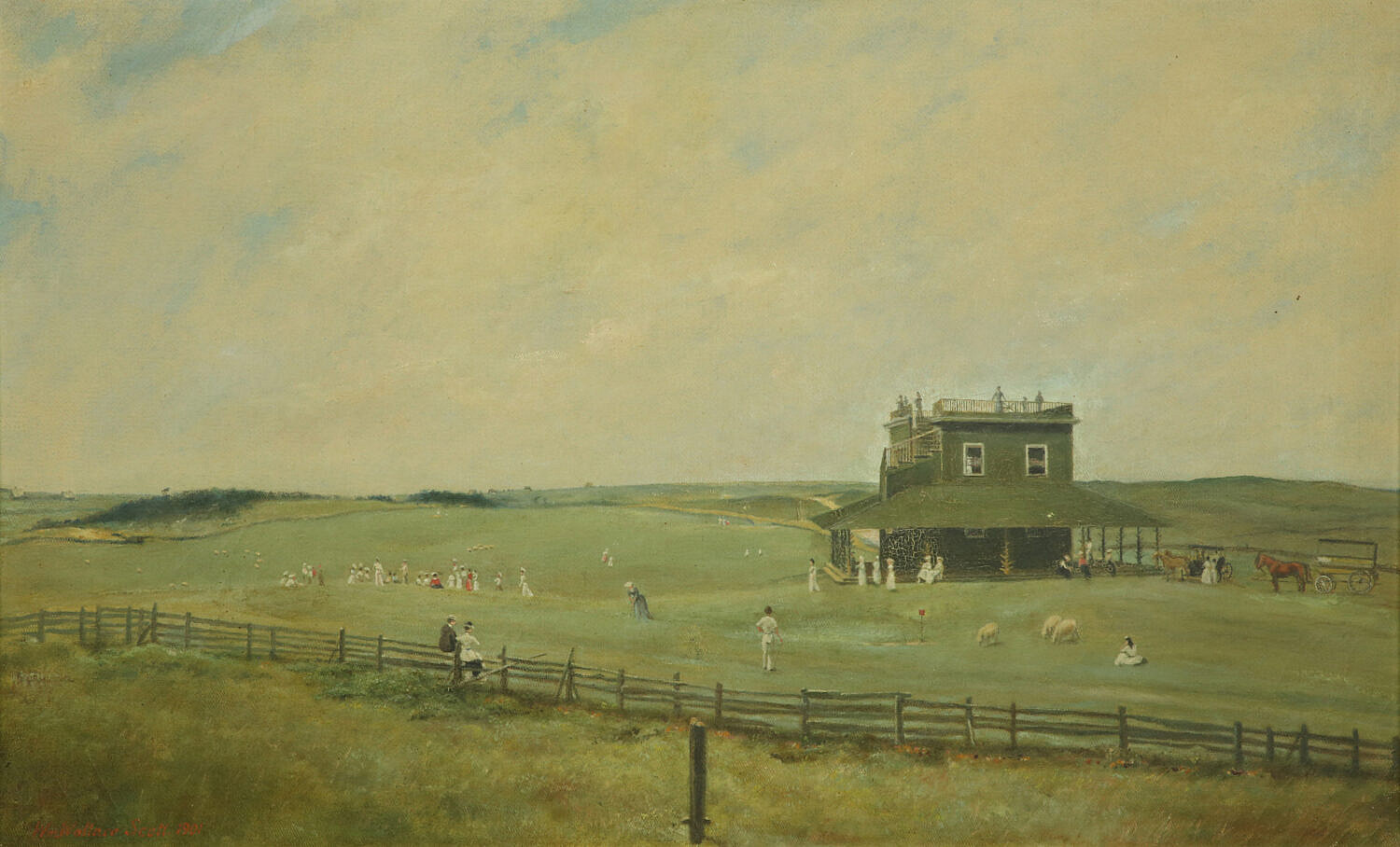  William Wallace Scott, ‘Old Nantucket Golf Course,’ $23,370