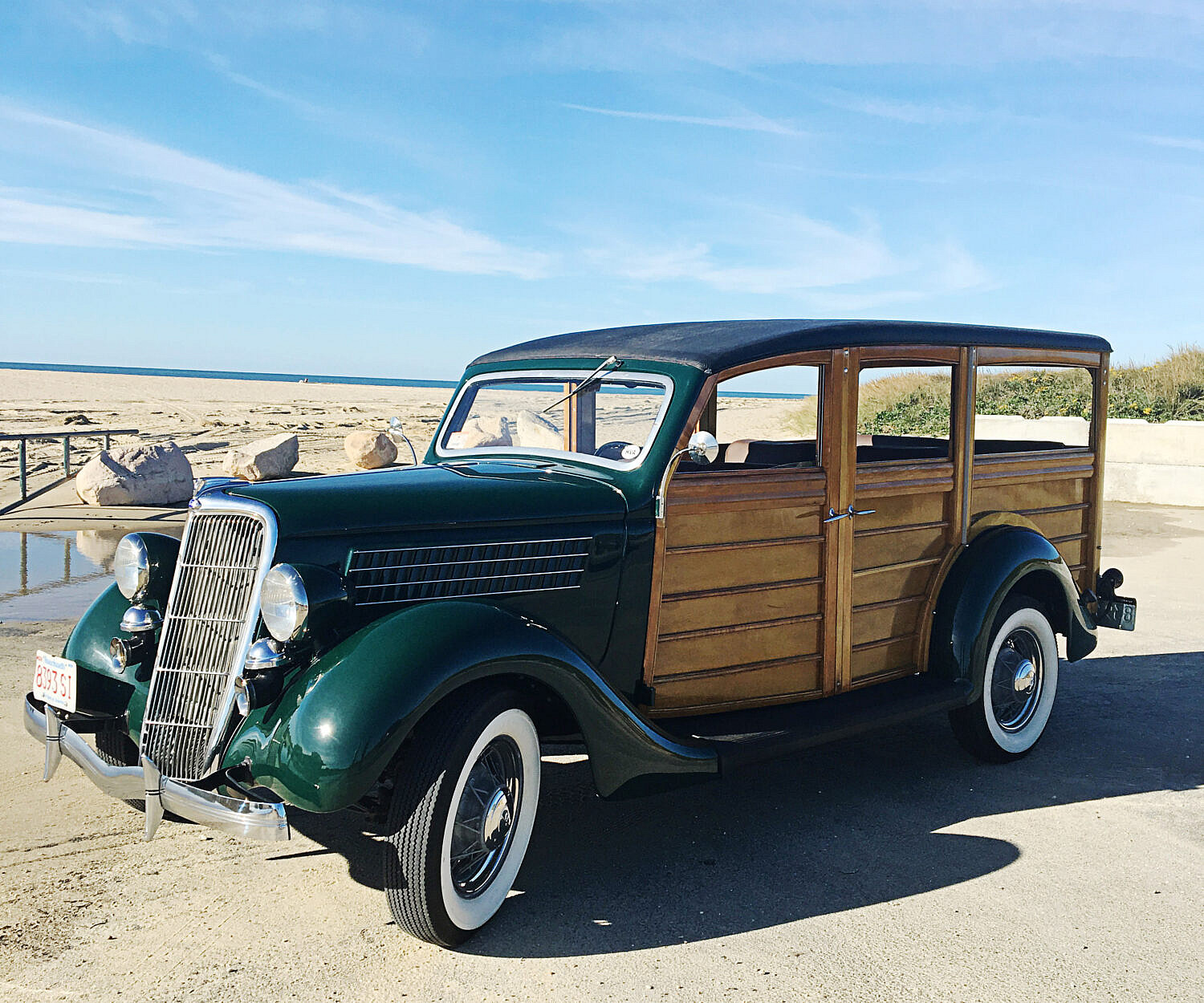 1935 Ford Model 48-790 Woody station wagon, $44,800